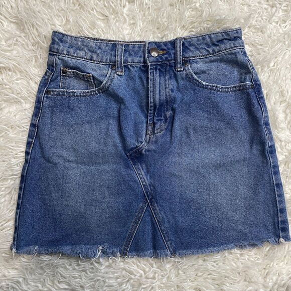 Denim Co Denim Skirt Size 4 Blue - Picture 1 of 4